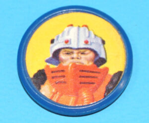 MOTU HE-MAN MASTERS OF THE UNIVERSE ORIGINAL SPARE PART ORKO COIN MAN-AT-ARMS HONG KONG 1984 MATTEL