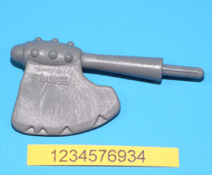 MOTU HE-MAN MASTERS OF THE UNIVERSE ORIGINAL SPARE PART RAM-MAN AXE FRANCE 1982 MATTEL