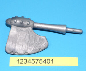 MOTU HE-MAN MASTERS OF THE UNIVERSE ORIGINAL SPARE PART RAM-MAN AXE TAIWAN 1982 MATTEL