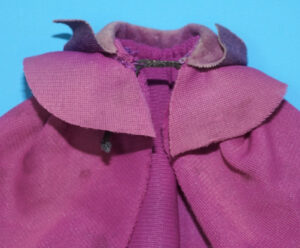 MOTU HE-MAN MASTERS OF THE UNIVERSE ORIGINAL SPARE PART SCAREGLOW CAPE GOWN 1986 MATTEL