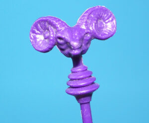 MOTU HE-MAN MASTERS OF THE UNIVERSE ORIGINAL SPARE PART SKELETOR STAFF FRANCE COO 1981 MATTEL