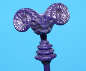 MOTU HE-MAN MASTERS OF THE UNIVERSE ORIGINAL SPARE PART SKELETOR STAFF NO COO HONG KONG 1981 MATTEL