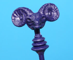 MOTU HE-MAN MASTERS OF THE UNIVERSE ORIGINAL SPARE PART SKELETOR STAFF HONG KONG COO 1981 MATTEL