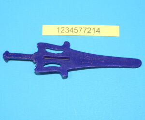 MOTU HE-MAN MASTERS OF THE UNIVERSE ORIGINAL SPARE PART SKELETOR SWORD TAIWAN 1981 MATTEL