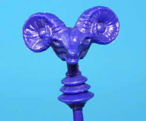 MOTU HE-MAN MASTERS OF THE UNIVERSE ORIGINAL SPARE PART SKELETOR STAFF TAIWAN COO 1981 MATTEL