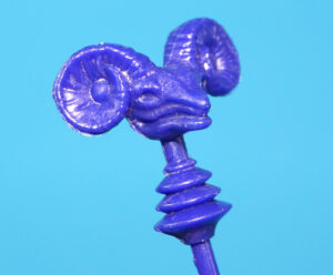 MOTU HE-MAN MASTERS OF THE UNIVERSE ORIGINAL SPARE PART SKELETOR STAFF TAIWAN COO 1981 MATTEL