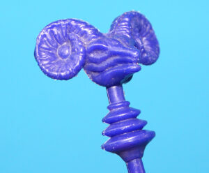 MOTU HE-MAN MASTERS OF THE UNIVERSE ORIGINAL SPARE PART SKELETOR STAFF NO COO TAIWAN 1981 MATTEL