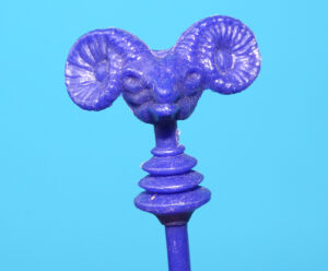 MOTU HE-MAN MASTERS OF THE UNIVERSE ORIGINAL SPARE PART SKELETOR STAFF NO COO TAIWAN 1981 MATTEL