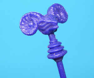 MOTU HE-MAN MASTERS OF THE UNIVERSE ORIGINAL SPARE PART SKELETOR STAFF NO COO TAIWAN 1981 MATTEL