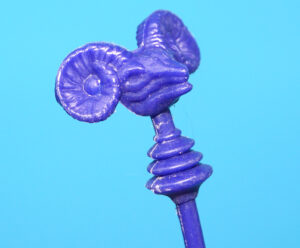 MOTU HE-MAN MASTERS OF THE UNIVERSE ORIGINAL SPARE PART SKELETOR STAFF NO COO TAIWAN 1981 MATTEL