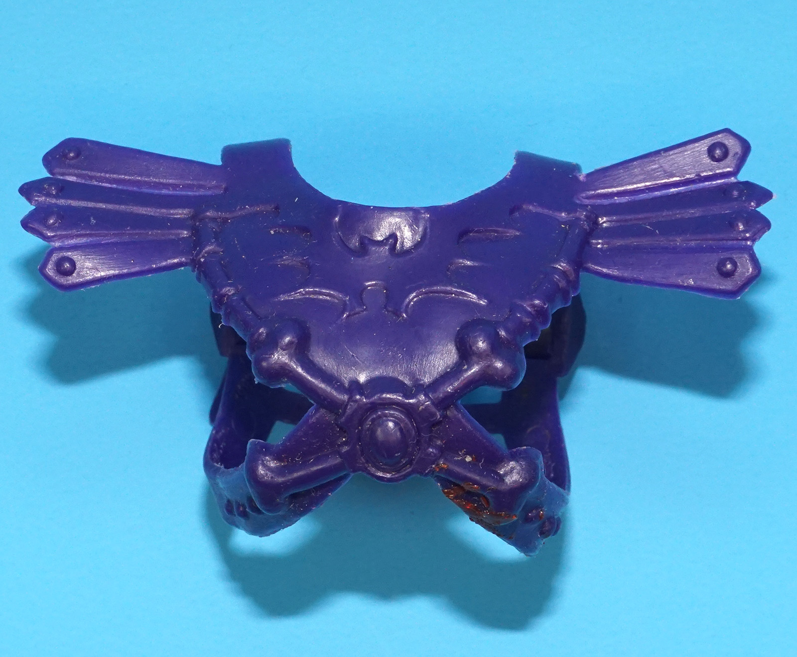 MOTU HE-MAN MASTERS OF THE UNIVERSE ORIGINAL SPARE PART SKELETOR BODY ARMOR TAIWAN COO 1981 MATTEL