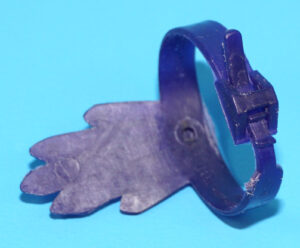 MOTU HE-MAN MASTERS OF THE UNIVERSE ORIGINAL SPARE PART SKELETOR BELT TAIWAN MATTEL