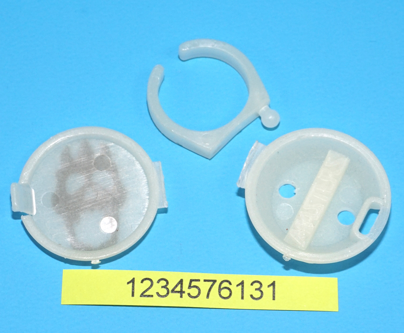 MOTU HE-MAN MASTERS OF THE UNIVERSE ORIGINAL SPARE PART TRAP JAW GLOW IN THE DARK SKULL RING NO COO FRANCE 1983 MATTEL - Image 4