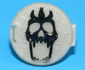 MOTU HE-MAN MASTERS OF THE UNIVERSE ORIGINAL SPARE PART TRAP JAW GLOW IN THE DARK SKULL RING MALAYSIA 1983 MATTEL