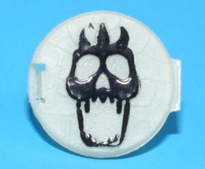 MOTU HE-MAN MASTERS OF THE UNIVERSE ORIGINAL SPARE PART TRAP JAW GLOW IN THE DARK SKULL RING MALAYSIA 1983 MATTEL