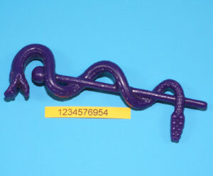 MOTU HE-MAN MASTERS OF THE UNIVERSE ORIGINAL SPARE PART TUNG LASHOR STAFF HONG KONG 1985 MATTEL