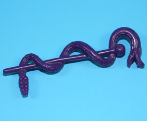 MOTU HE-MAN MASTERS OF THE UNIVERSE ORIGINAL SPARE PART TUNG LASHOR STAFF HONG KONG 1985 MATTEL