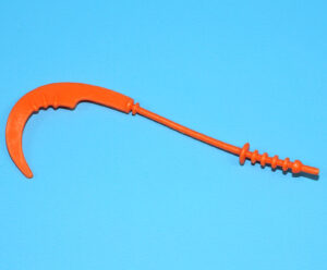 MOTU HE-MAN MASTERS OF THE UNIVERSE ORIGINAL SPARE PART TWISTOID AXE SCYTHE BLADE WEAPON 1986 MATTEL