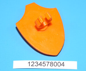 MOTU HE-MAN MASTERS OF THE UNIVERSE ORIGINAL SPARE PART TWO BAD SHIELD NO COO 1985 MATTEL