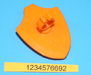 MOTU HE-MAN MASTERS OF THE UNIVERSE ORIGINAL SPARE PART TWO BAD SHIELD NO COO 1985 MATTEL