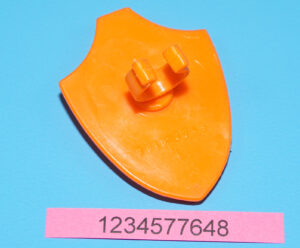 MOTU HE-MAN MASTERS OF THE UNIVERSE ORIGINAL SPARE PART TWO BAD SHIELD NO COO 1985 MATTEL