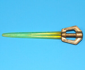 MOTU NEW ADVENTURES OF HE-MAN ORIGINAL SPARE PART HE-MAN POWER SWORD 1990 MATTEL READ
