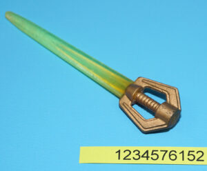 MOTU NEW ADVENTURES OF HE-MAN ORIGINAL SPARE PART HE-MAN POWER SWORD 1990 MATTEL READ