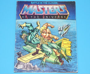 MOTU HE-MAN MASTERS OF THE UNIVERSE MINI COMIC BATTLE IN THE CLOUDS USA PROMO 1981 MATTEL