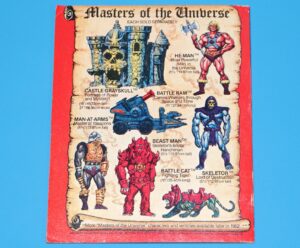 MOTU HE-MAN MASTERS OF THE UNIVERSE MINI COMIC BATTLE IN THE CLOUDS USA PROMO 1981 MATTEL