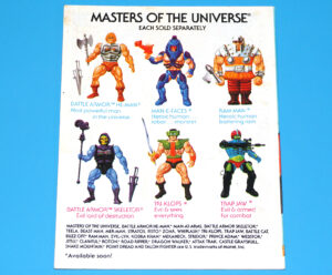 MOTU HE-MAN MASTERS OF THE UNIVERSE MINI COMIC BATTLE OF ROBOTO HONG KONG 1984 MATTEL