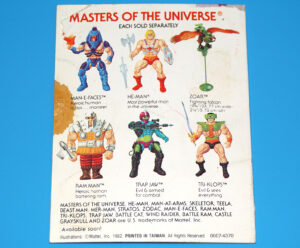 MOTU HE-MAN MASTERS OF THE UNIVERSE MINI COMIC MAGIC STEALER TAIWAN 1982 MATTEL