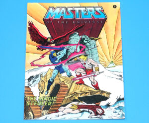 MOTU HE-MAN MASTERS OF THE UNIVERSE MINI COMIC MAGIC STEALER TAIWAN 1982 MATTEL