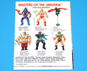 MOTU HE-MAN MASTERS OF THE UNIVERSE MINI COMIC MAGIC STEALER TAIWAN 1982 MATTEL
