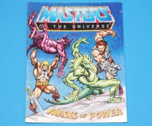 MOTU HE-MAN MASTERS OF THE UNIVERSE MINI COMIC MASKS OF POWER TAIWAN 1983 MATTEL