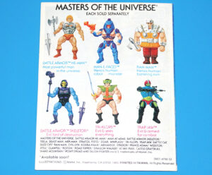 MOTU HE-MAN MASTERS OF THE UNIVERSE MINI COMIC MASKS OF POWER TAIWAN 1983 MATTEL