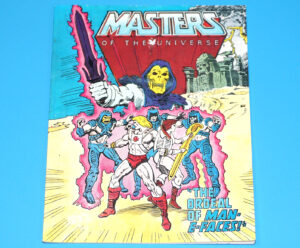 MOTU HE-MAN MASTERS OF THE UNIVERSE MINI COMIC ORDEAL MAN-E-FACES TAIWAN 1982 MATTEL