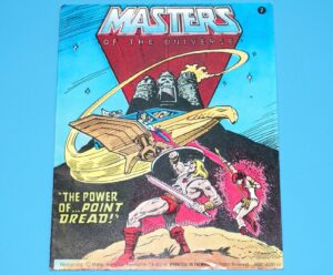 MOTU HE-MAN MASTERS OF THE UNIVERSE MINI COMIC POWER OF POINT DREAD TAIWAN 1982 MATTEL