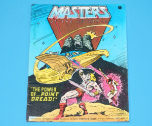 MOTU HE-MAN MASTERS OF THE UNIVERSE MINI COMIC POWER OF POINT DREAD TAIWAN 1982 MATTEL