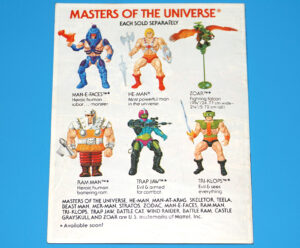 MOTU HE-MAN MASTERS OF THE UNIVERSE MINI COMIC POWER OF POINT DREAD TAIWAN 1982 MATTEL