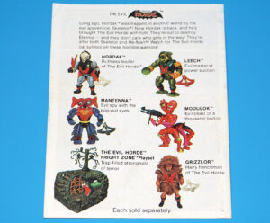 MOTU HE-MAN MASTERS OF THE UNIVERSE MINI COMIC TREACHERY OF MODULOK MALAYSIA 1985 MATTEL