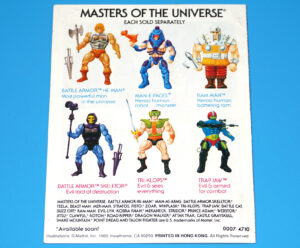 MOTU HE-MAN MASTERS OF THE UNIVERSE MINI COMIC SECRET LIQUID OF LIFE HONG KONG 1983 MATTEL