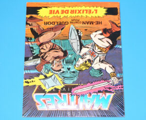 MOTU HE-MAN MASTERS OF THE UNIVERSE MINI COMIC SECRET LIQUID OF LIFE EN FR HONG KONG CANADA 1983 MATTEL