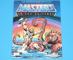 MOTU HE-MAN MASTERS OF THE UNIVERSE MINI COMIC VENGEANCE OF SKELETOR EN FR TAIWAN UK 1981 MATTEL