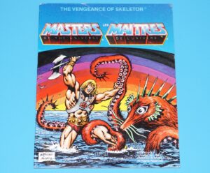 MOTU HE-MAN MASTERS OF THE UNIVERSE MINI COMIC VENGEANCE OF SKELETOR EN FR HONG KONG EURO 1981 MATTEL