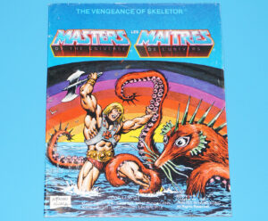 MOTU HE-MAN MASTERS OF THE UNIVERSE MINI COMIC VENGEANCE OF SKELETOR EN FR HONG KONG EURO 1981 MATTEL