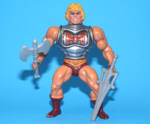 MOTU HE-MAN MASTERS OF THE UNIVERSE BATTLE ARMOR HE-MAN 100% COMPLETE FRANCE COO 1984 MATTEL