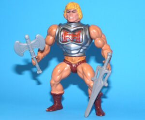 MOTU HE-MAN MASTERS OF THE UNIVERSE BATTLE ARMOR HE-MAN 100% COMPLETE FRANCE COO 1984 MATTEL