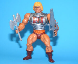 MOTU HE-MAN MASTERS OF THE UNIVERSE BATTLE ARMOR HE-MAN 100% COMPLETE FRANCE COO 1984 MATTEL WORKS!
