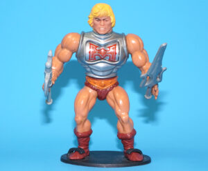 MOTU HE-MAN MASTERS OF THE UNIVERSE BATTLE ARMOR HE-MAN 100% COMPLETE FRANCE SOFT BOOTS 1984 MATTEL WORKS!