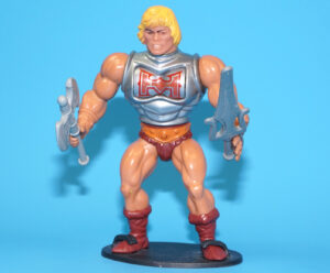 MOTU HE-MAN MASTERS OF THE UNIVERSE BATTLE ARMOR HE-MAN 100% COMPLETE FRANCE SOFT BOOTS 1984 MATTEL WORKS!
